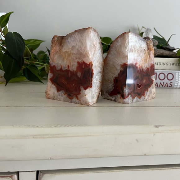 Agate Geode Bookends - Picture 2 of 4